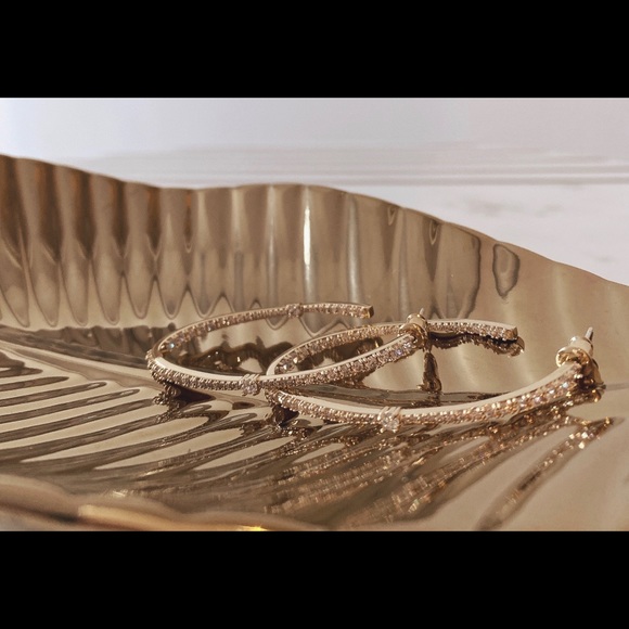 Crystal Hoops - Picture 3 of 4